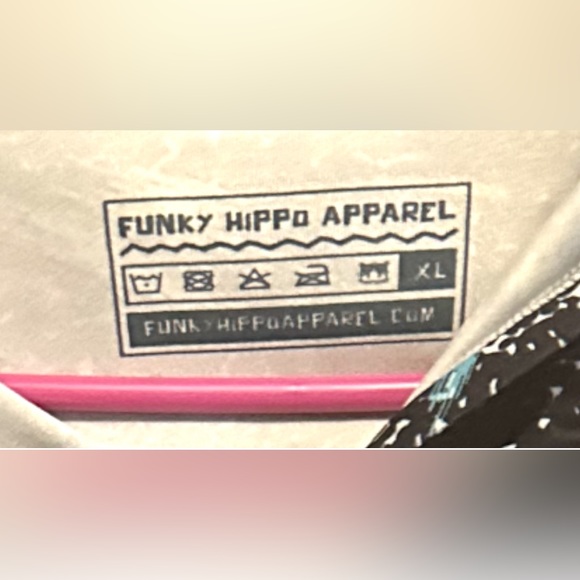 Funky Hippo Apparel Bowling Alley Carpet Performance Hoodie XL - Picture 2 of 2